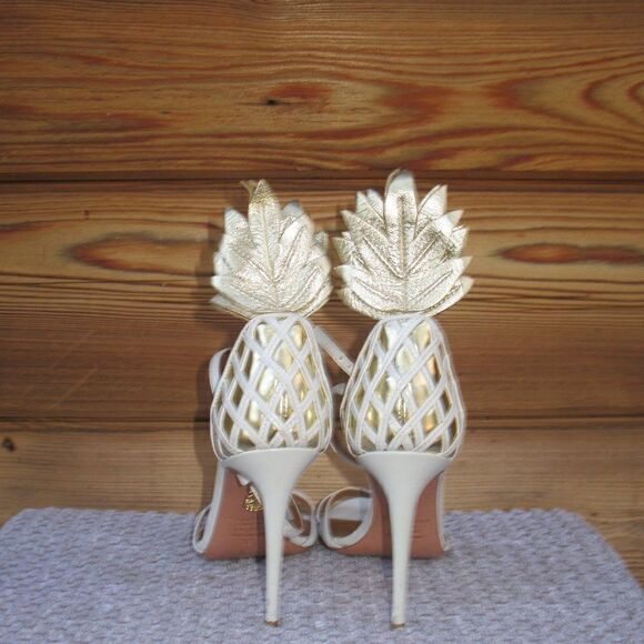 Aquazzura Pineapple Sandals Heels - Picture 6 of 11